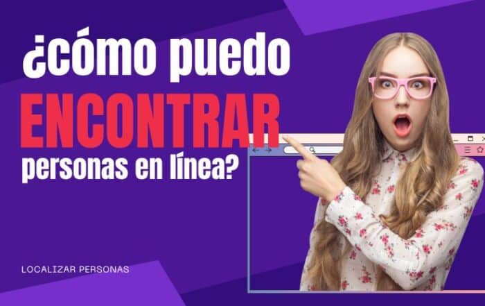 ¿Cómo puedo encontrar personas en línea?