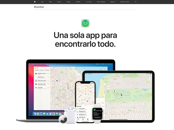 Ubicar un Iphone con la App Store