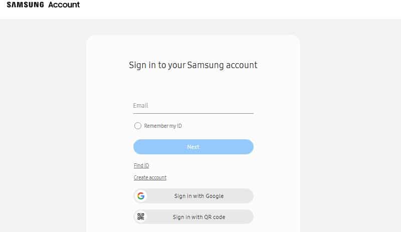 Crea una cuenta SAMSUNG y vincula a esta cuenta el dispositivo que desees rastrear en el futuro